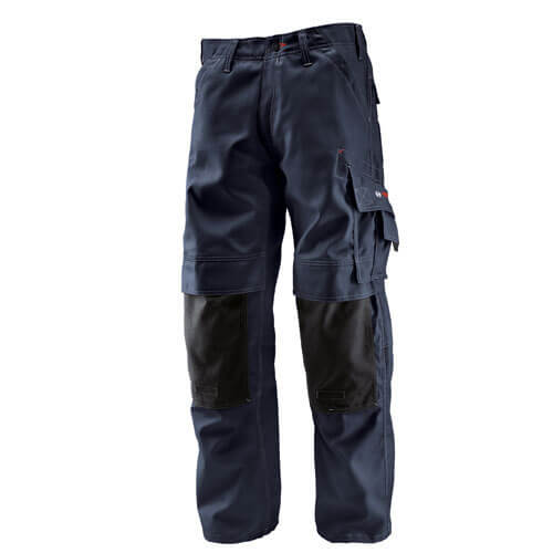 Bosch Trousers with Knee Pads & Pockets Blue 36&quot Waist & 32&quot Leg