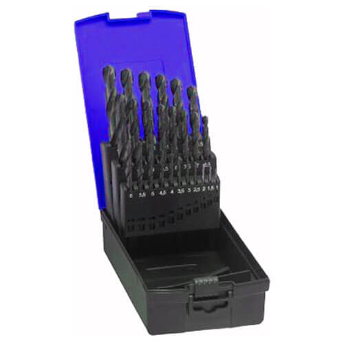 25 Piece HSS Jobber Drill Bit Set 1 - 13mm