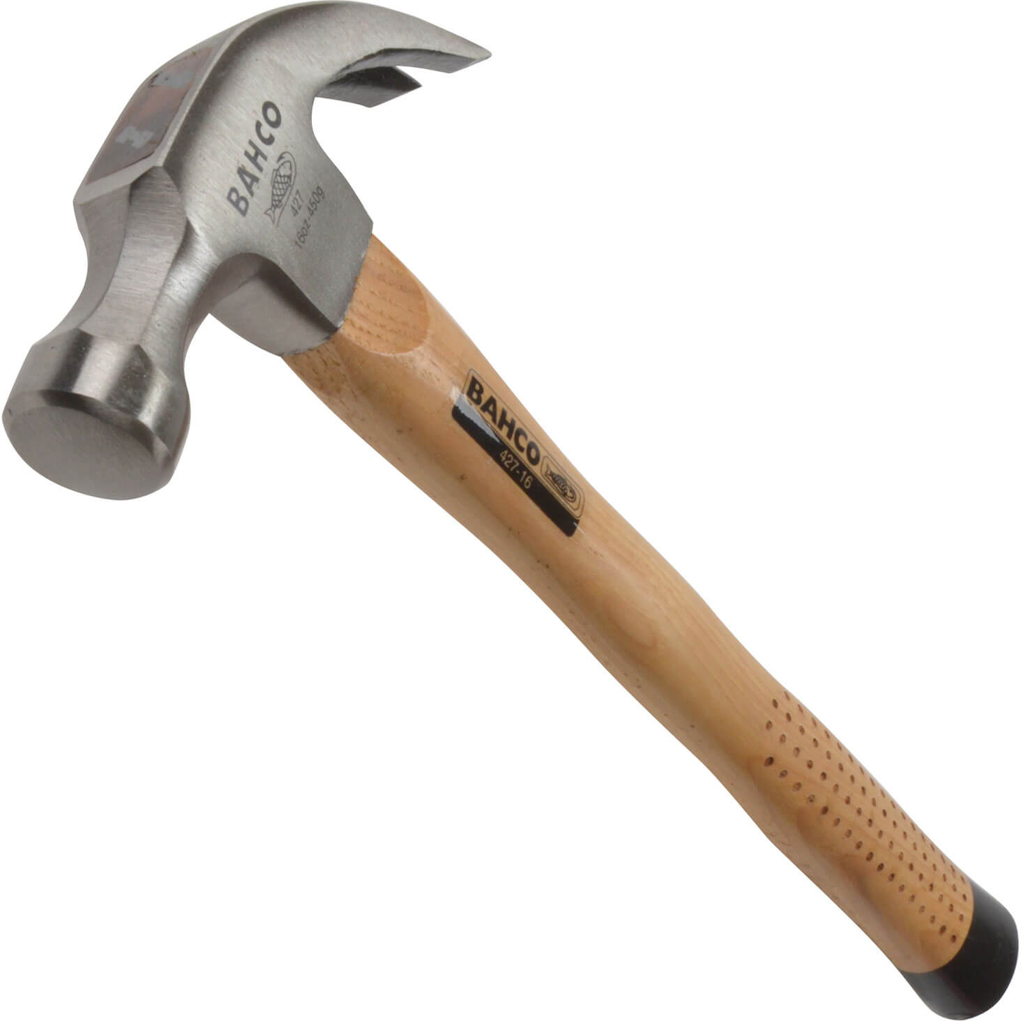 Image of Bahco Claw Hammer Hickory Handle 16oz