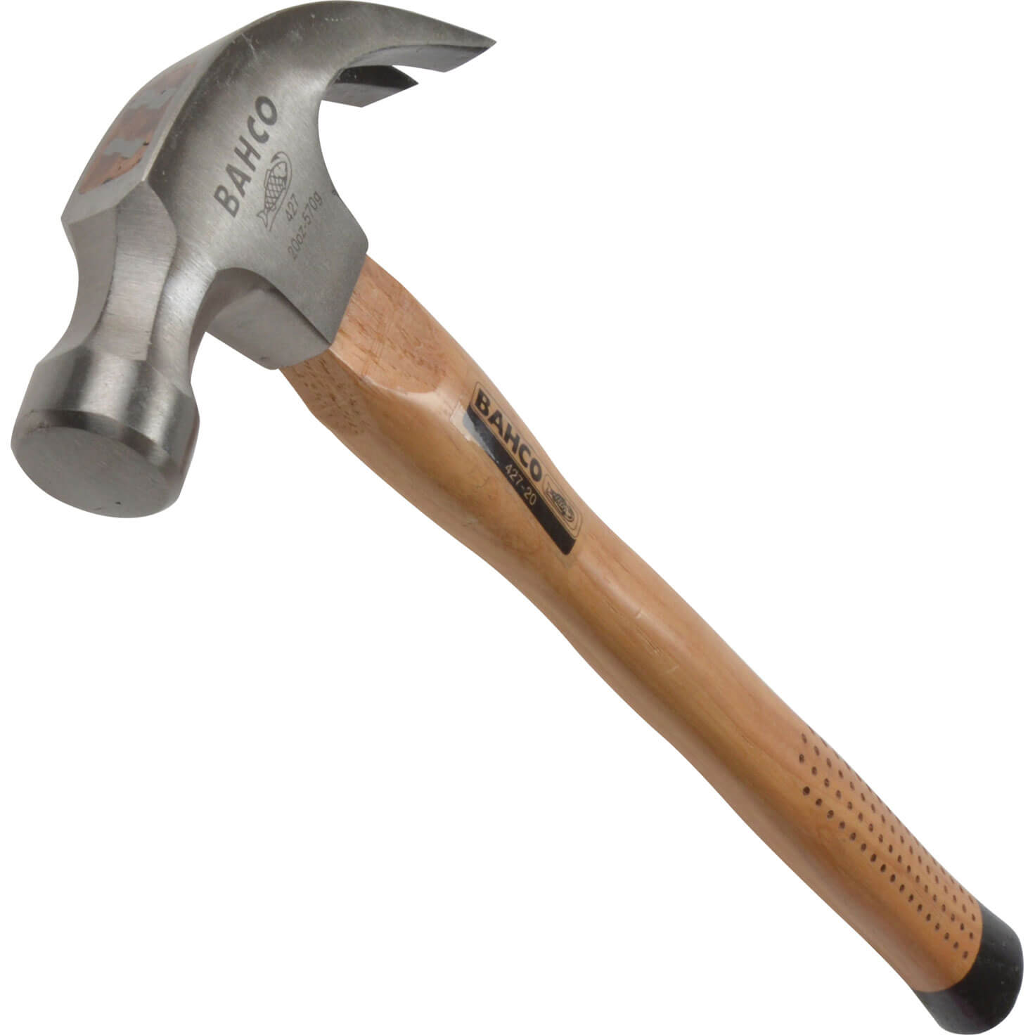 Image of Bahco Claw Hammer Hickory Handle 20oz