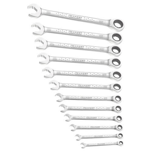 Britool 12 Piece Fast Ratchet Combination Spanner Set 8 - 19mm