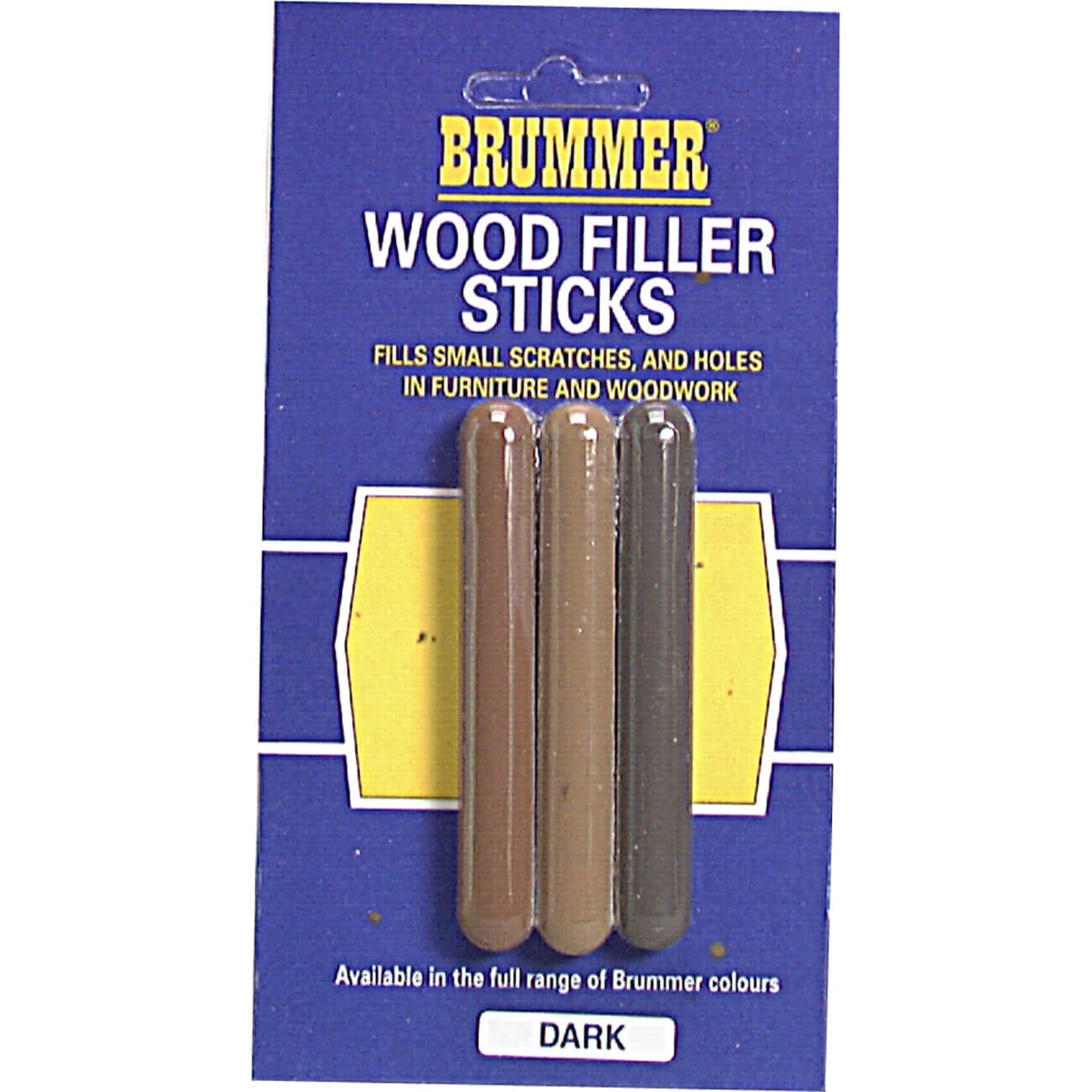 Brummer Wood Filler Sticks (Card 3) Dark