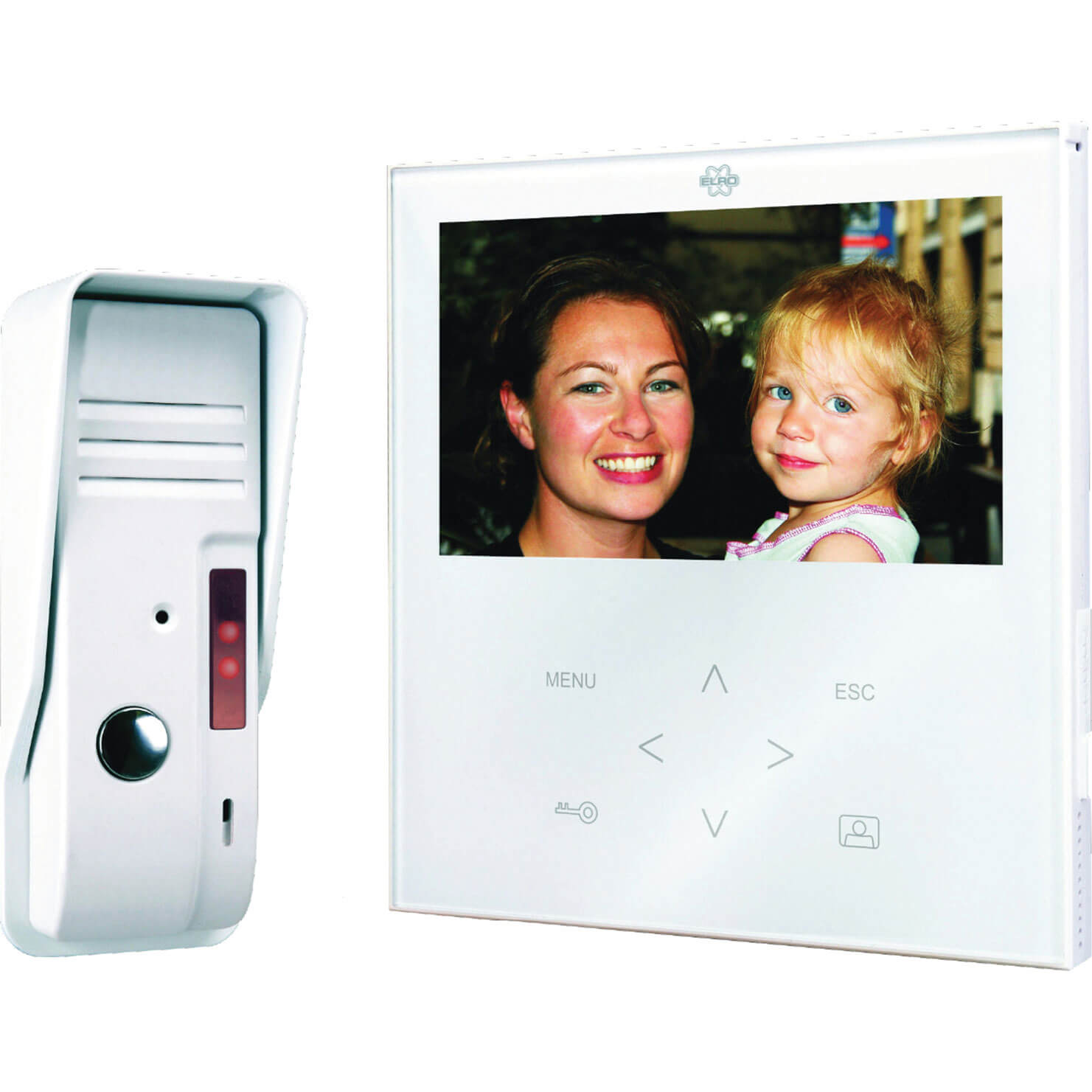 Image of Byron Elegant Touch Video & Audio Door Intercom 240v