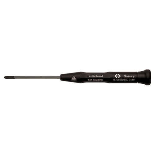 CK Xonic ESD PZ0 x 60mm Pozi Screwdriver