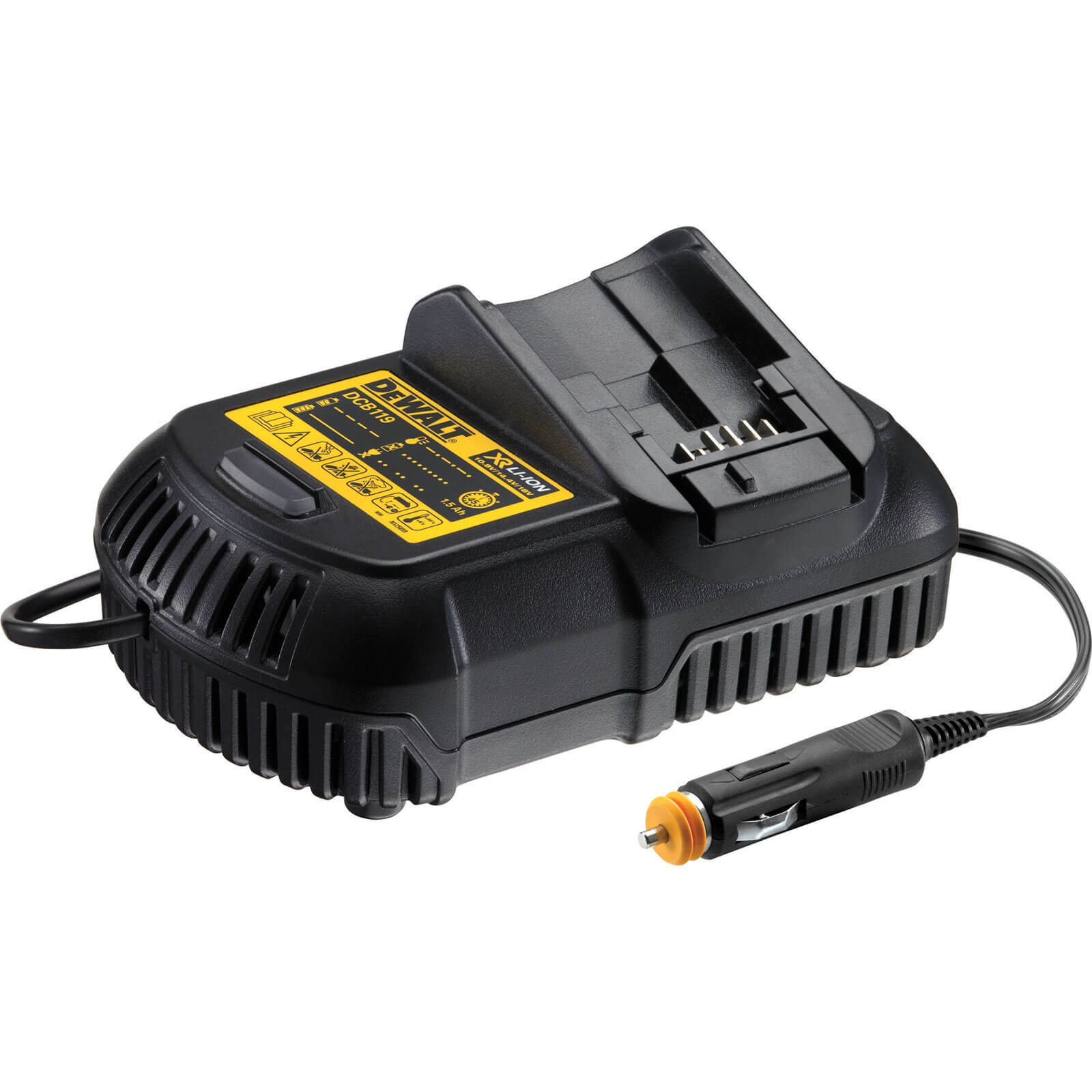 DeWalt DCB119 XR Cordless Battery Car Charger for 10.8v, 14.4v &amp; 18v 