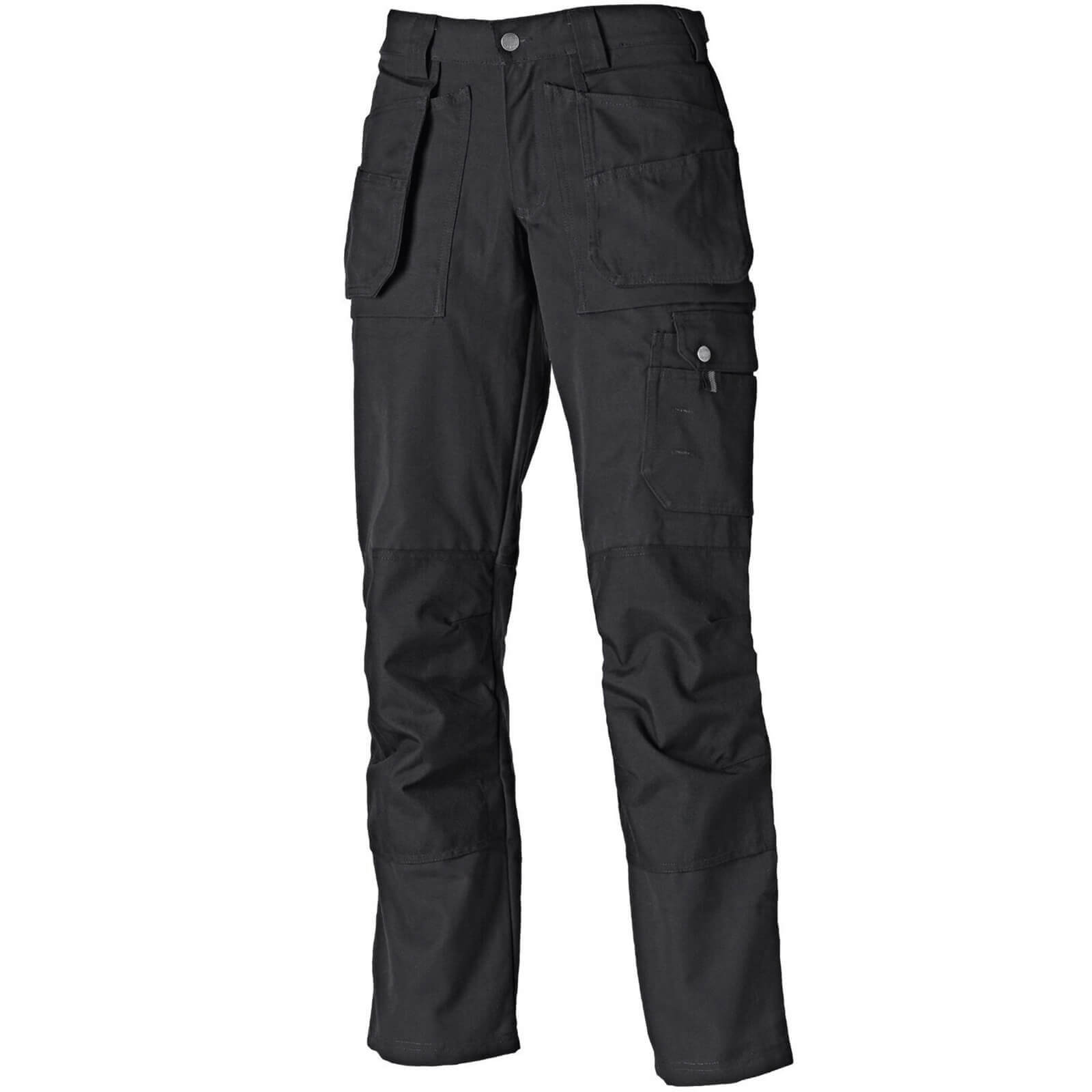 Dickies Ladies Eisenhower Multi Pocket Trousers Black Size 10