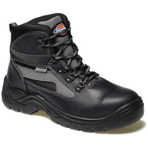 Dickies Mens Severn Super Safety Work Boots Black Size 8