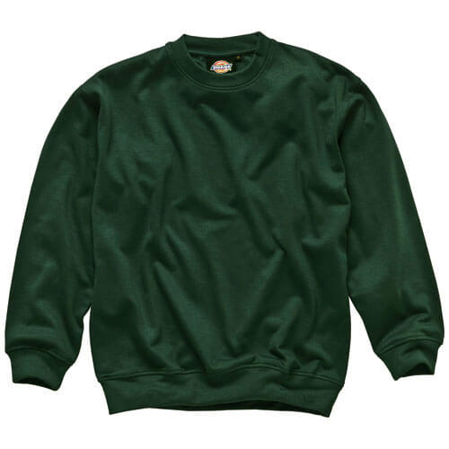 Dickies Mens Crew Neck Sweatshirt Bottle Green Small