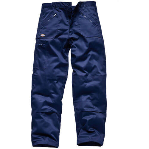 Dickies Mens Redhawk Action Trousers Navy Blue 44&quot Waist & 33&quot Leg