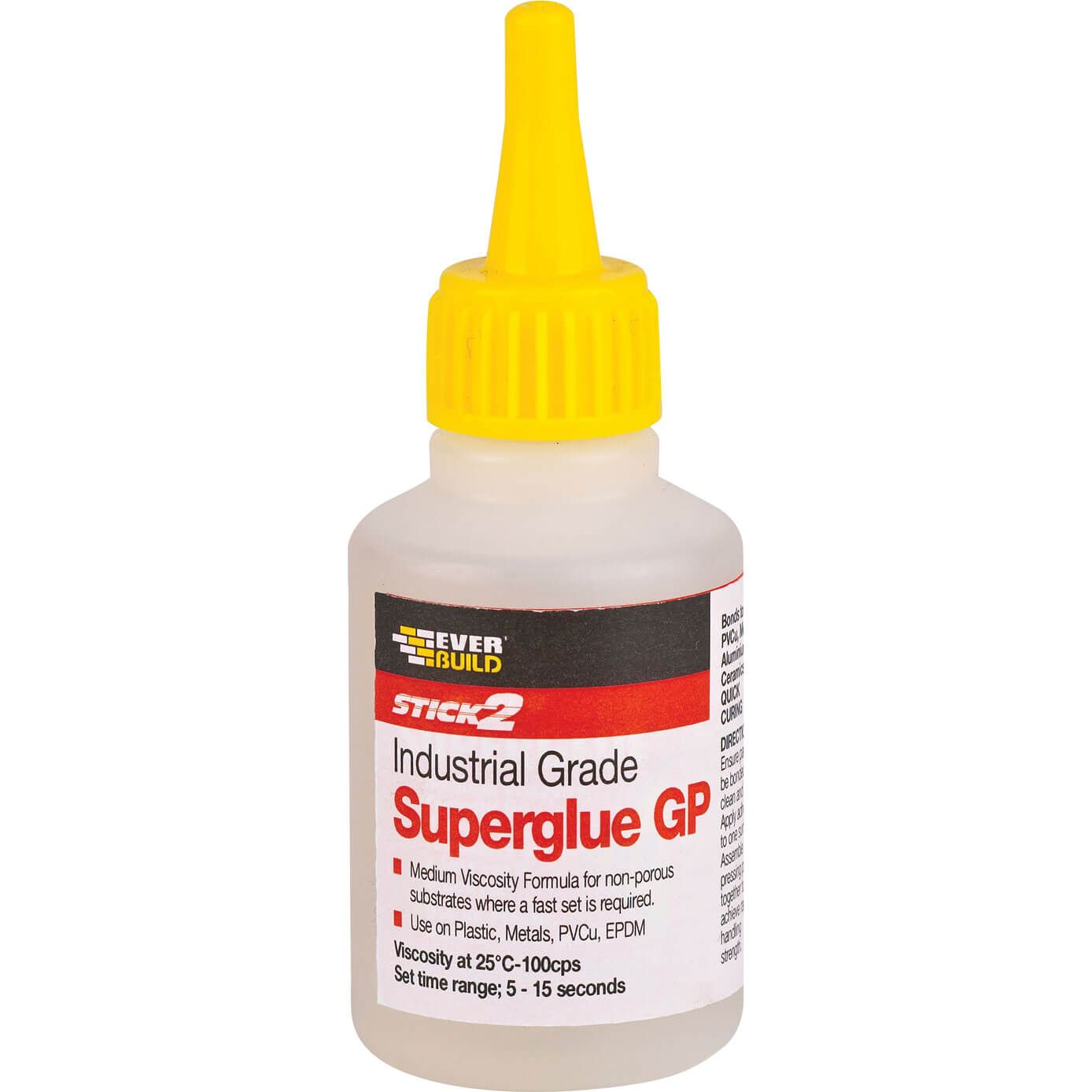 Everbuild Industrial Super Glue General Purpose 50g