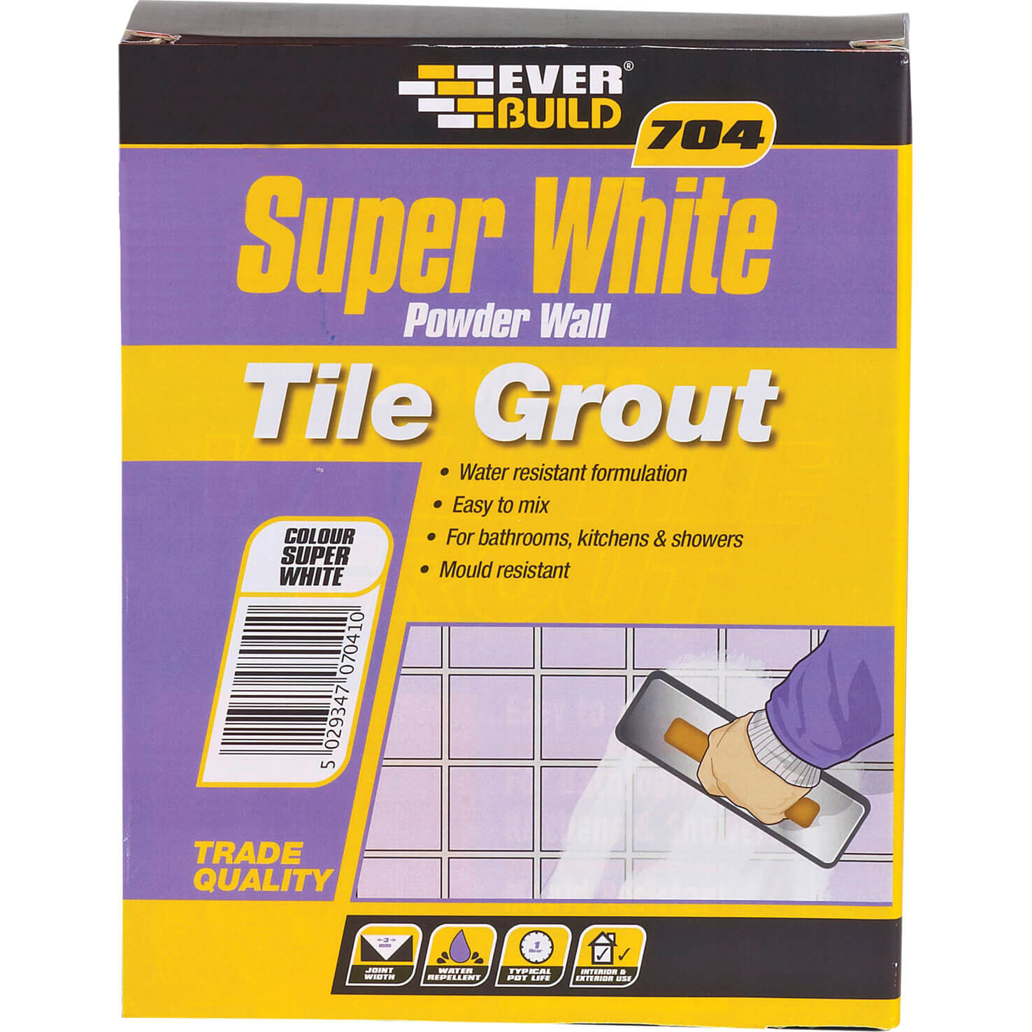 Everbuild Wall Tile Grout 1kg