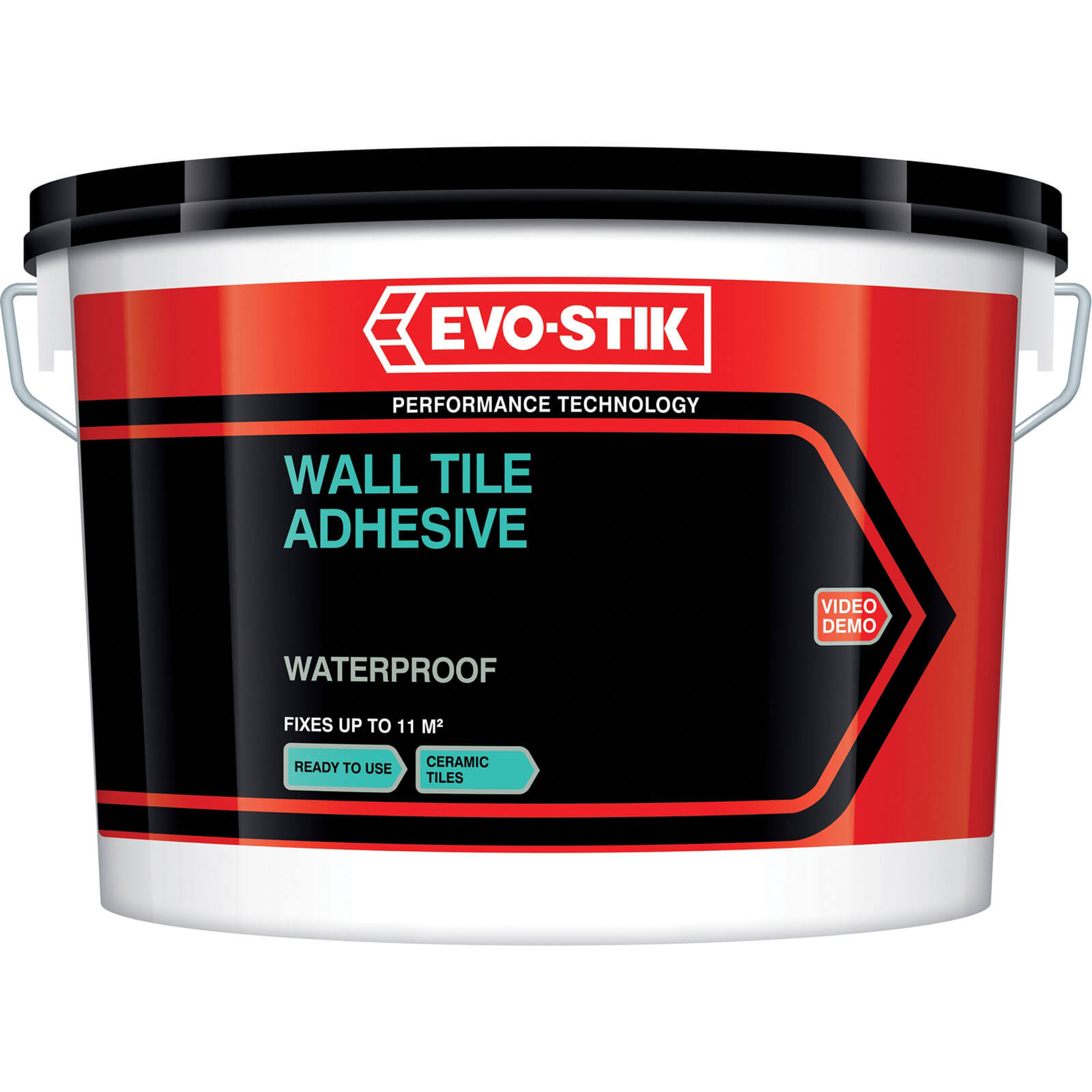 EvoStik Tile A Wall Weatherproof Tile Adhesive for Ceramic Tiles 2.5 Litre