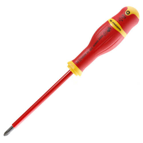 Facom Protwist PH0 x 75mm Insulated Phillips Screwdriver