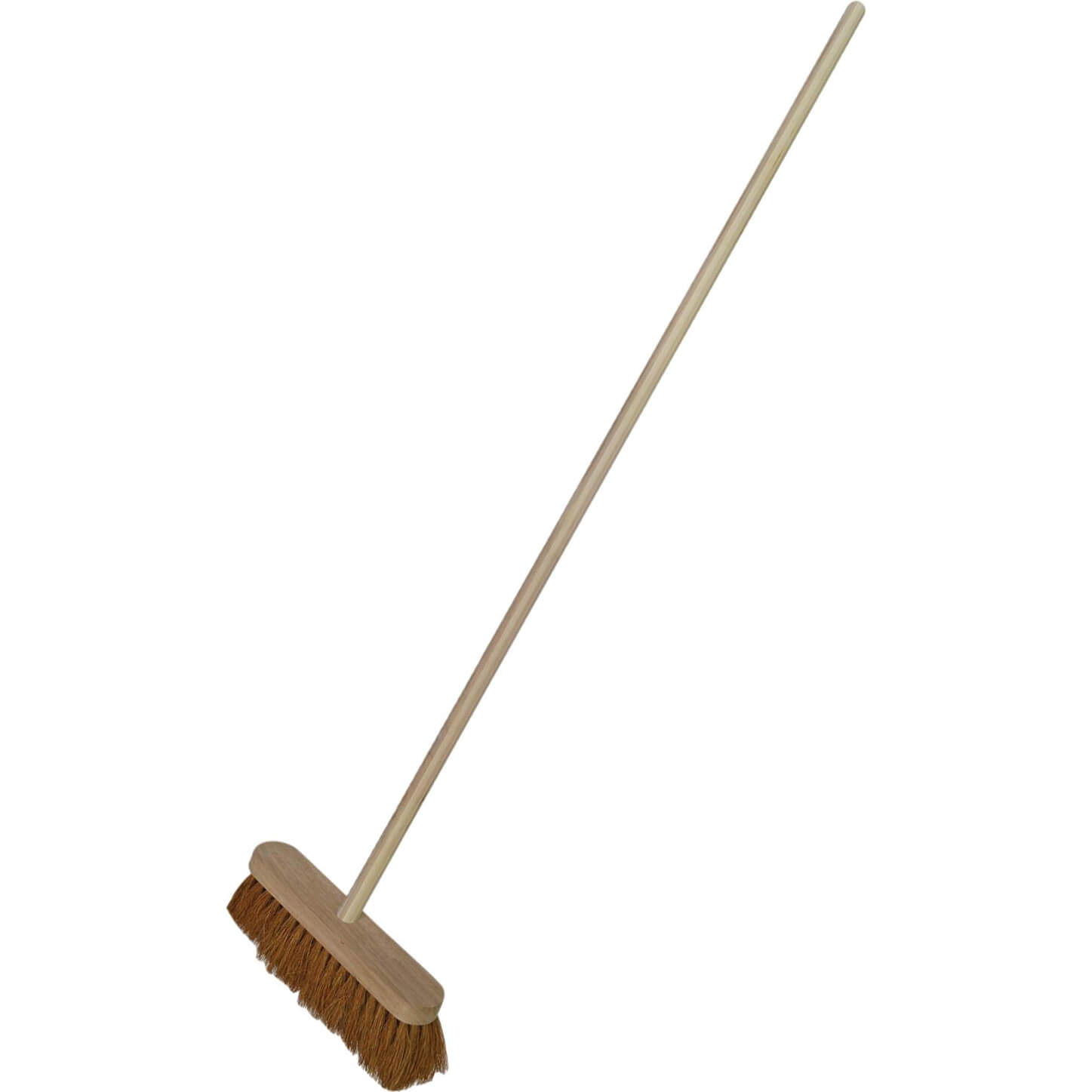 Faithfull Coco Varnished Broom 12&quot with Handle