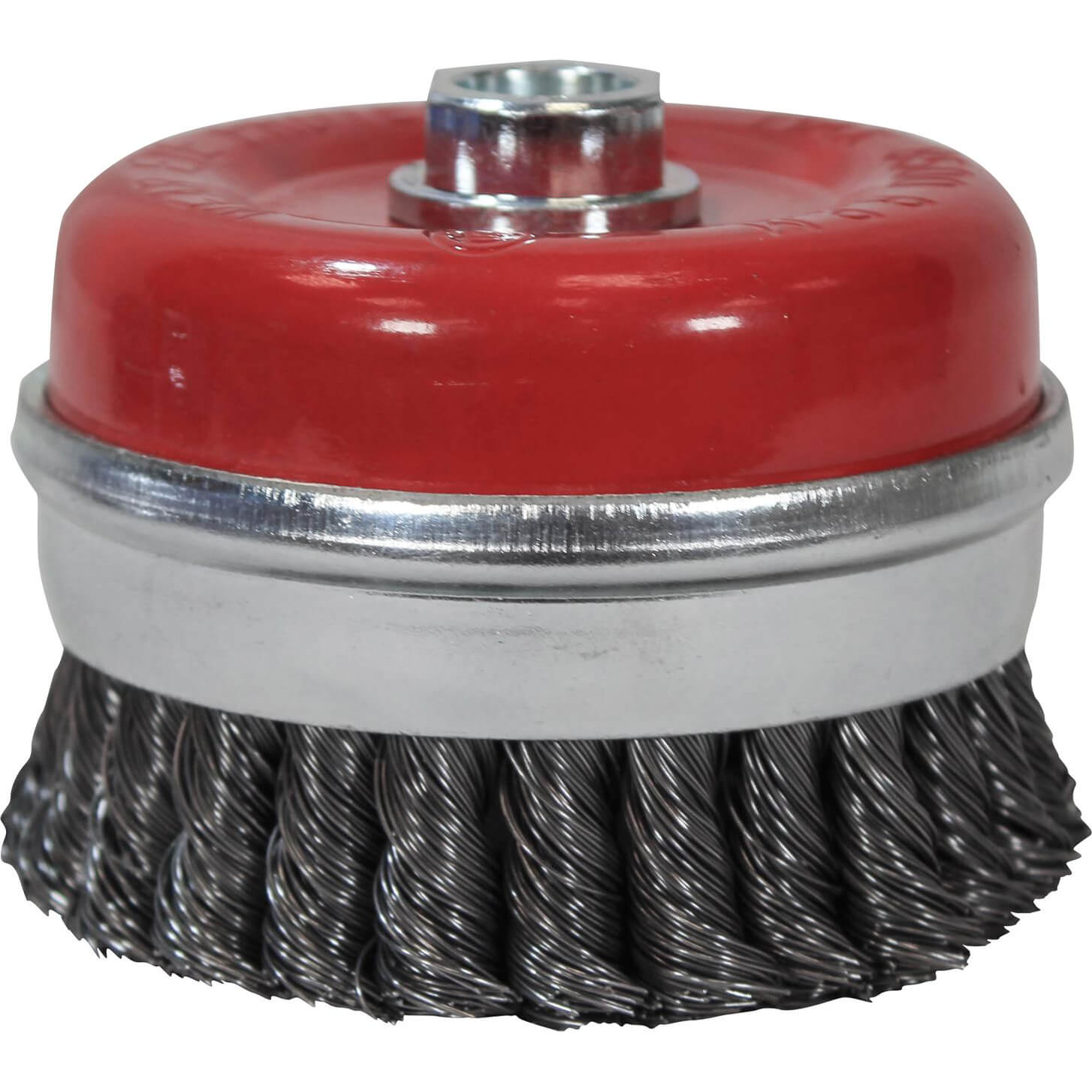 Faithfull Wire Cup Brush T/Knot 65Xm10X1.5 0.5mm Wire