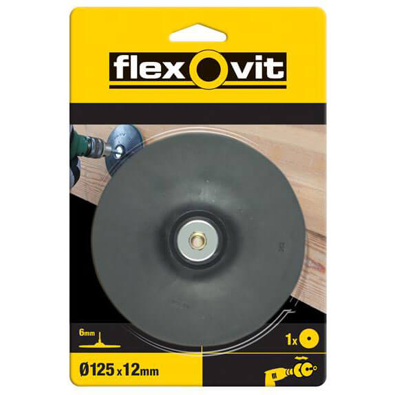 Flexovit Backing Pad For Drill Mount 63642556833