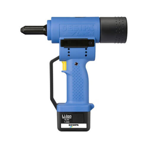 Gesipa AccuBird 12v Cordless Rivet Gun + 1 Lithium Ion Battery 1.4Ah