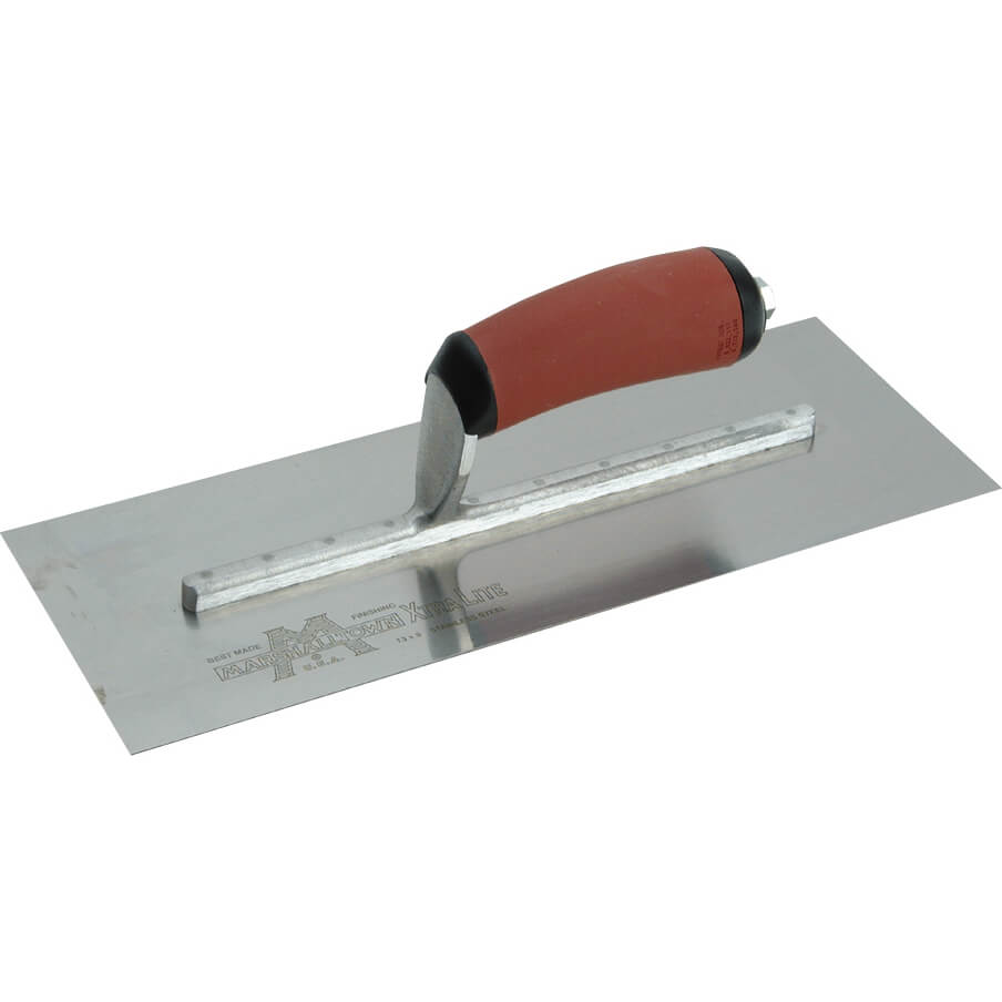 Trowel Finish Concrete. Marshalltown Finishing Trowels