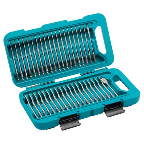 Makita 40 Piece Flat Drill Bit Set 6 - 32mm