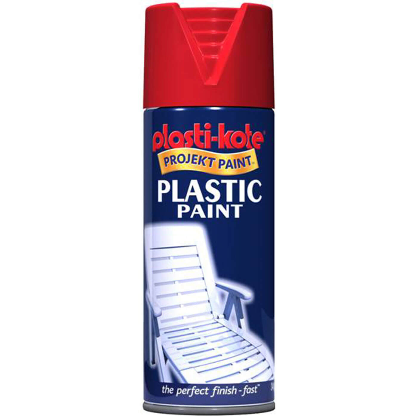 Plastikote 10610 Plastic Paint Red Gloss 400ml