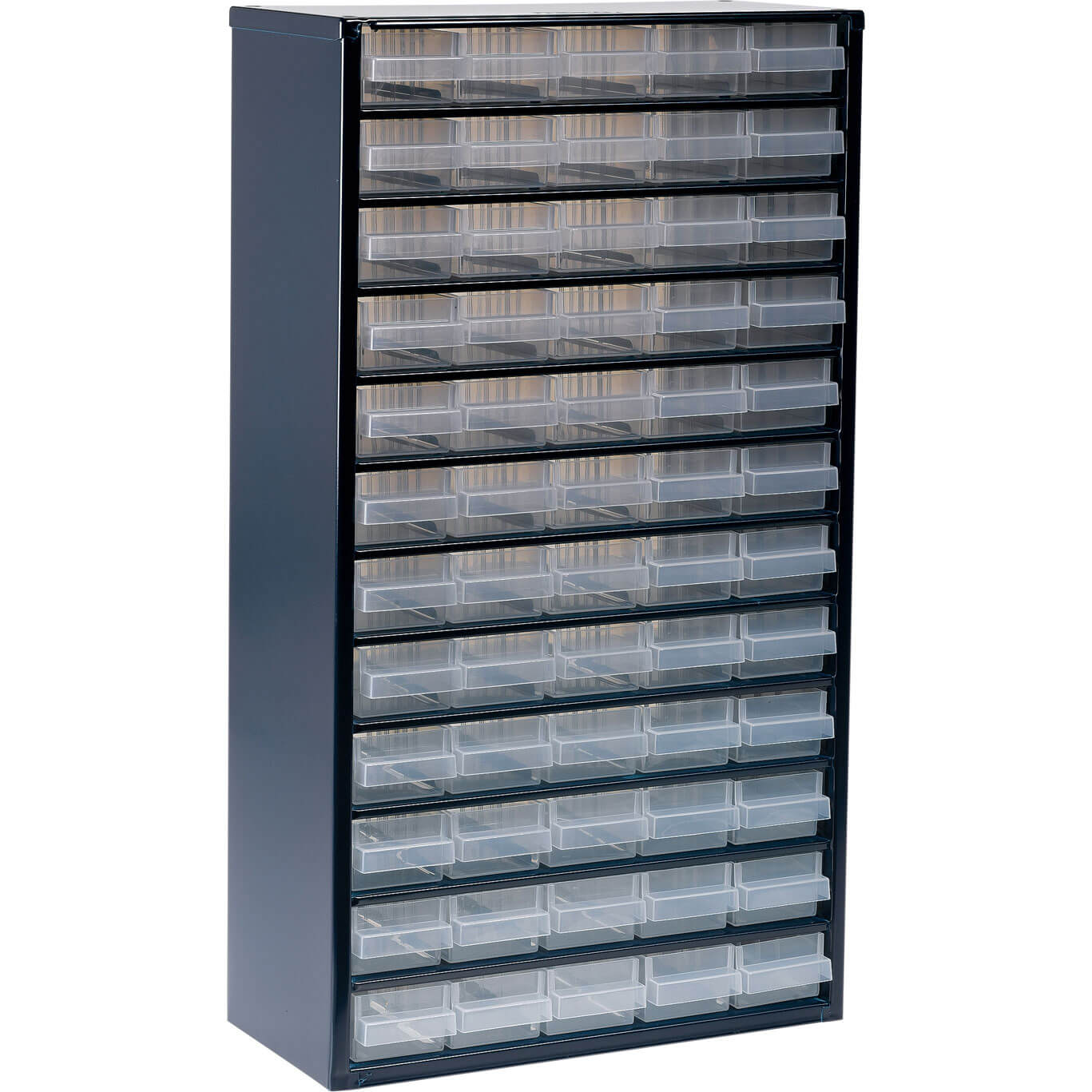 Raaco Metal Cabinet with 60 Organiser Drawers 552 x 306 x 150mm