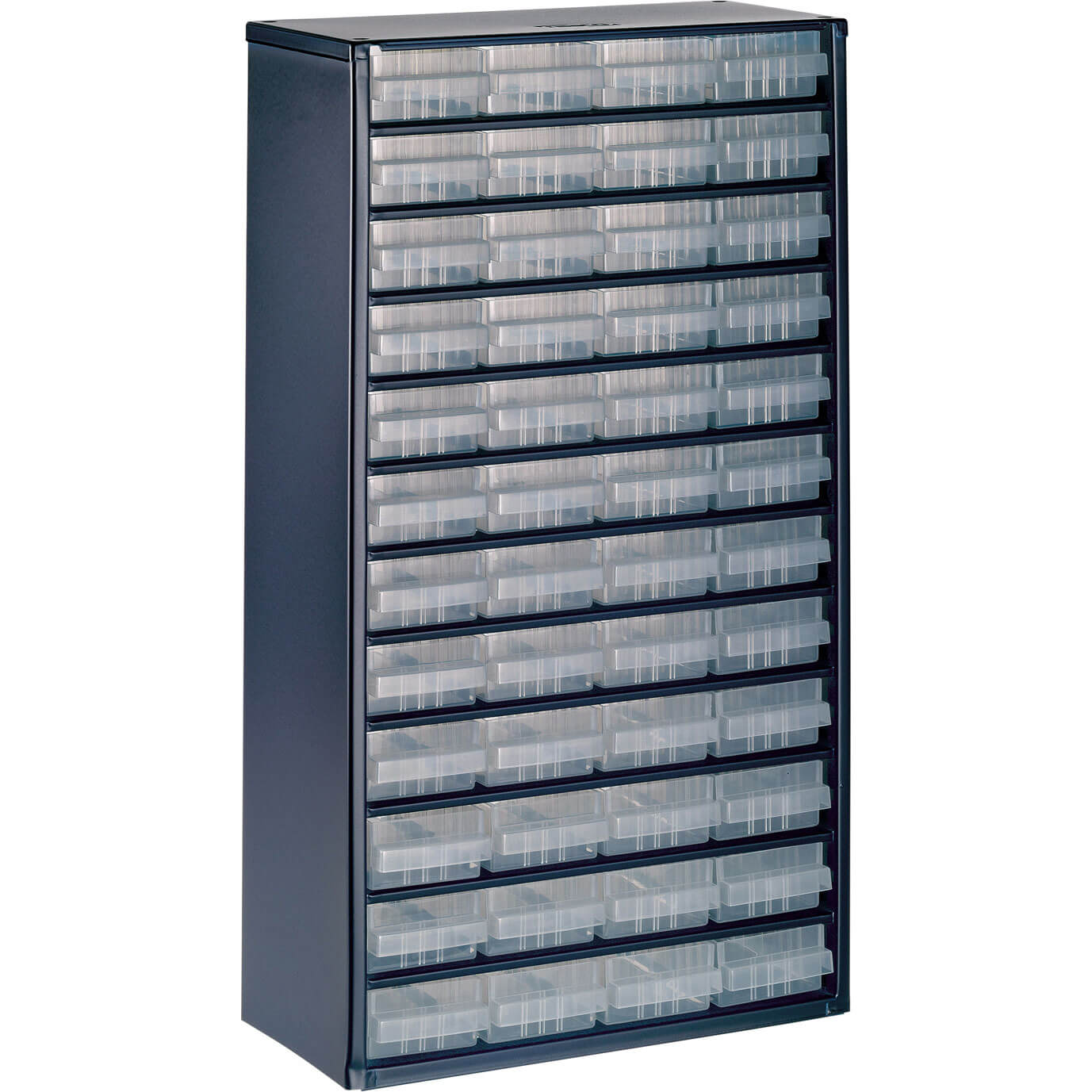 Raaco Metal Cabinet with 48 Organiser Drawers 552 x 306 x 150mm