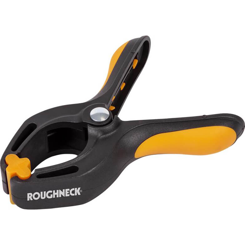 Roughneck Heavy Duty Plastic Spring Hand Clamp 25mm