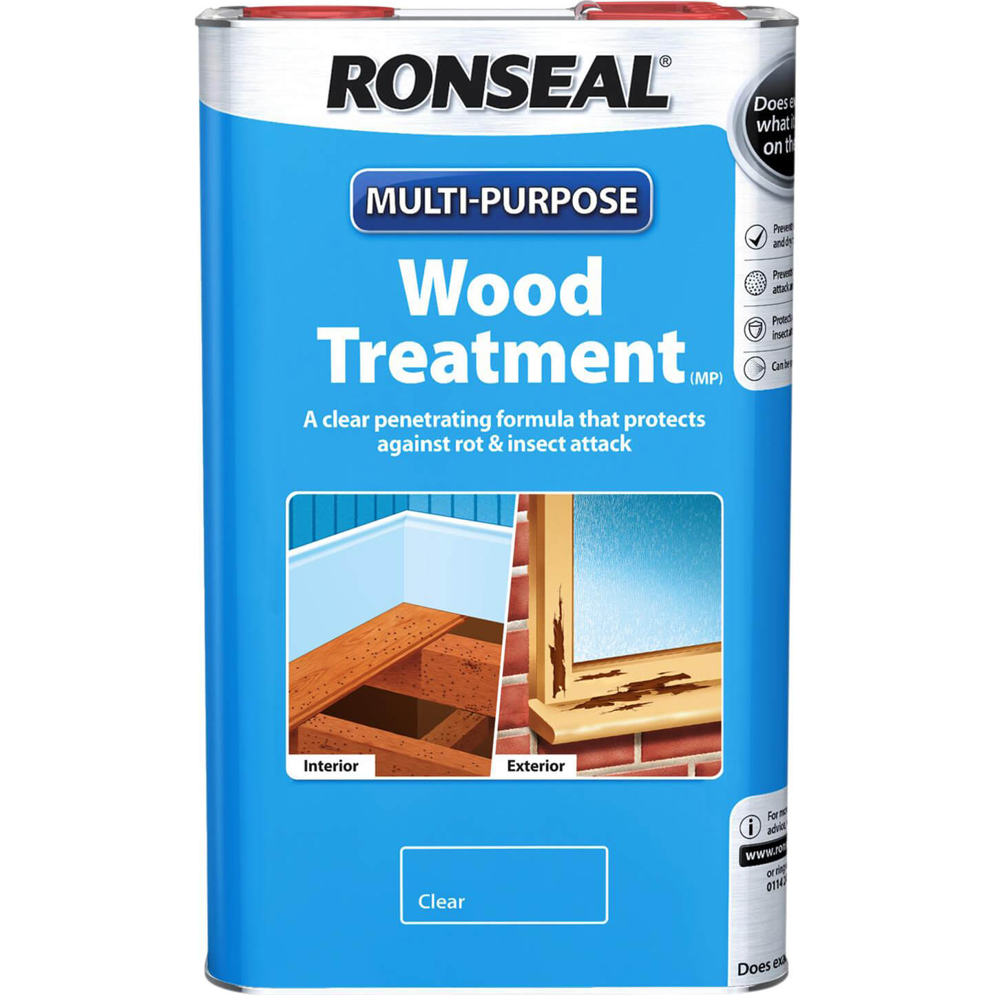 Ronseal Multi Purpose Wood Treatment 2.5 Litre