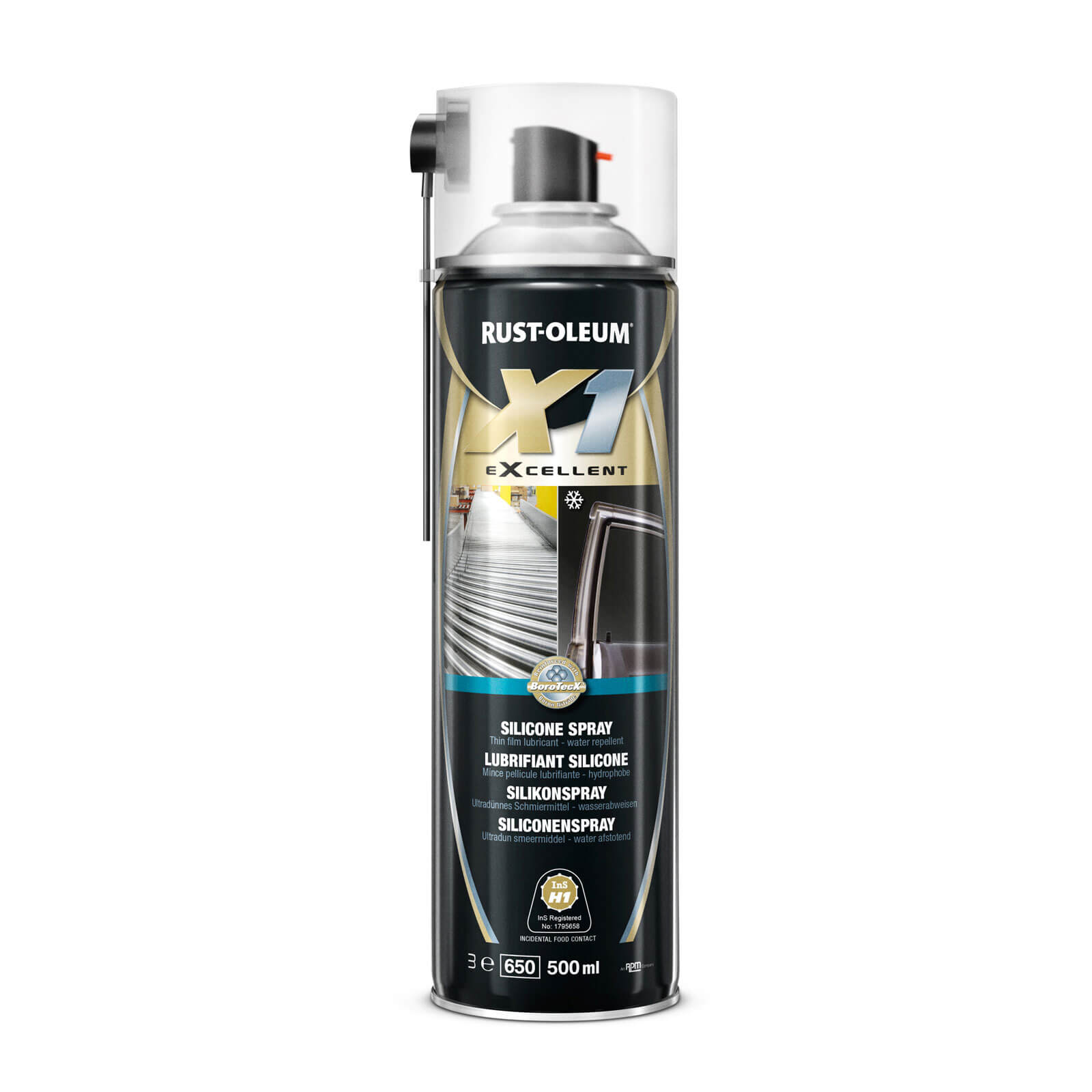 Rust Oleum X1 eXcellent Silicone Lubricating Aerosol Spray 500ml