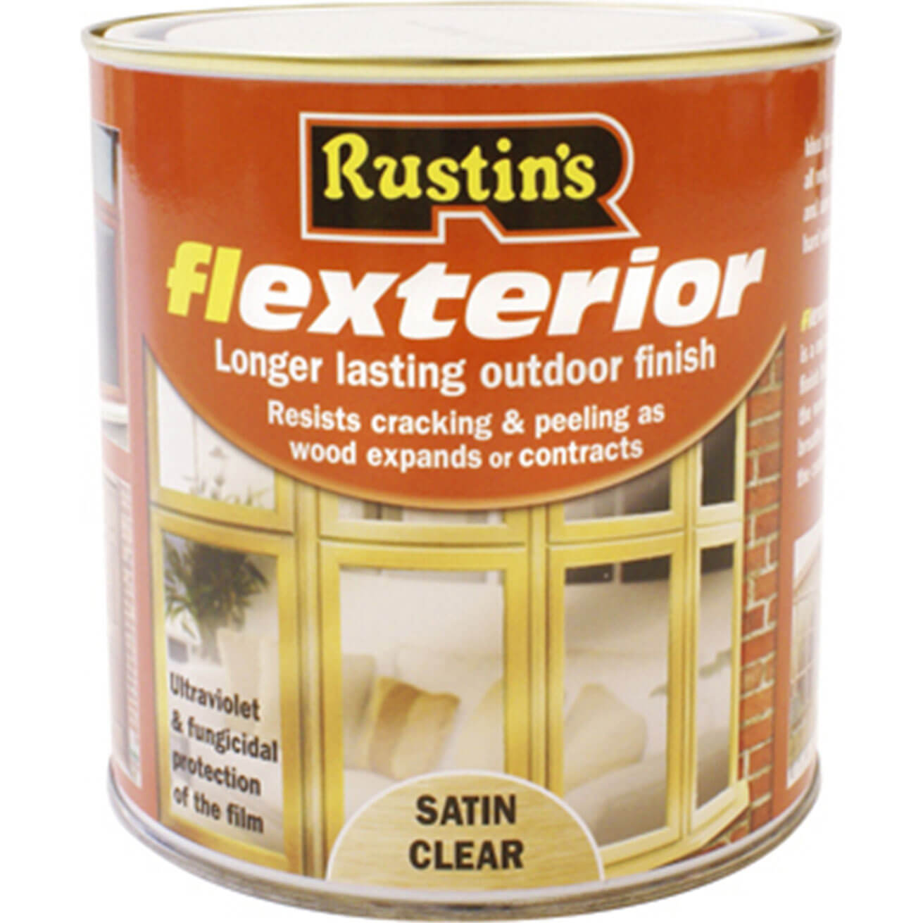 Rustins Flexterior Varnish Clear 1 Litre