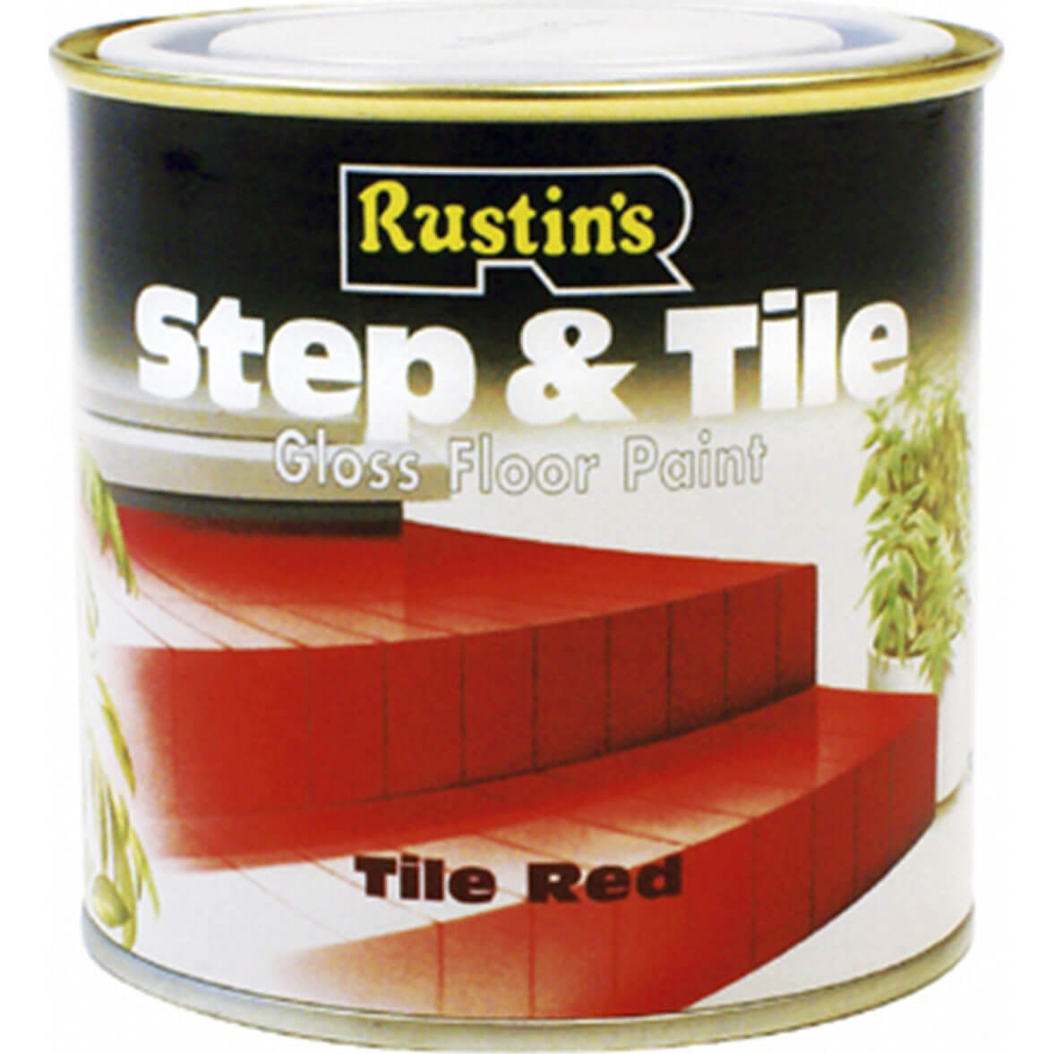 Rustins Step & Tile Paint Gloss Red 2.5 Litre