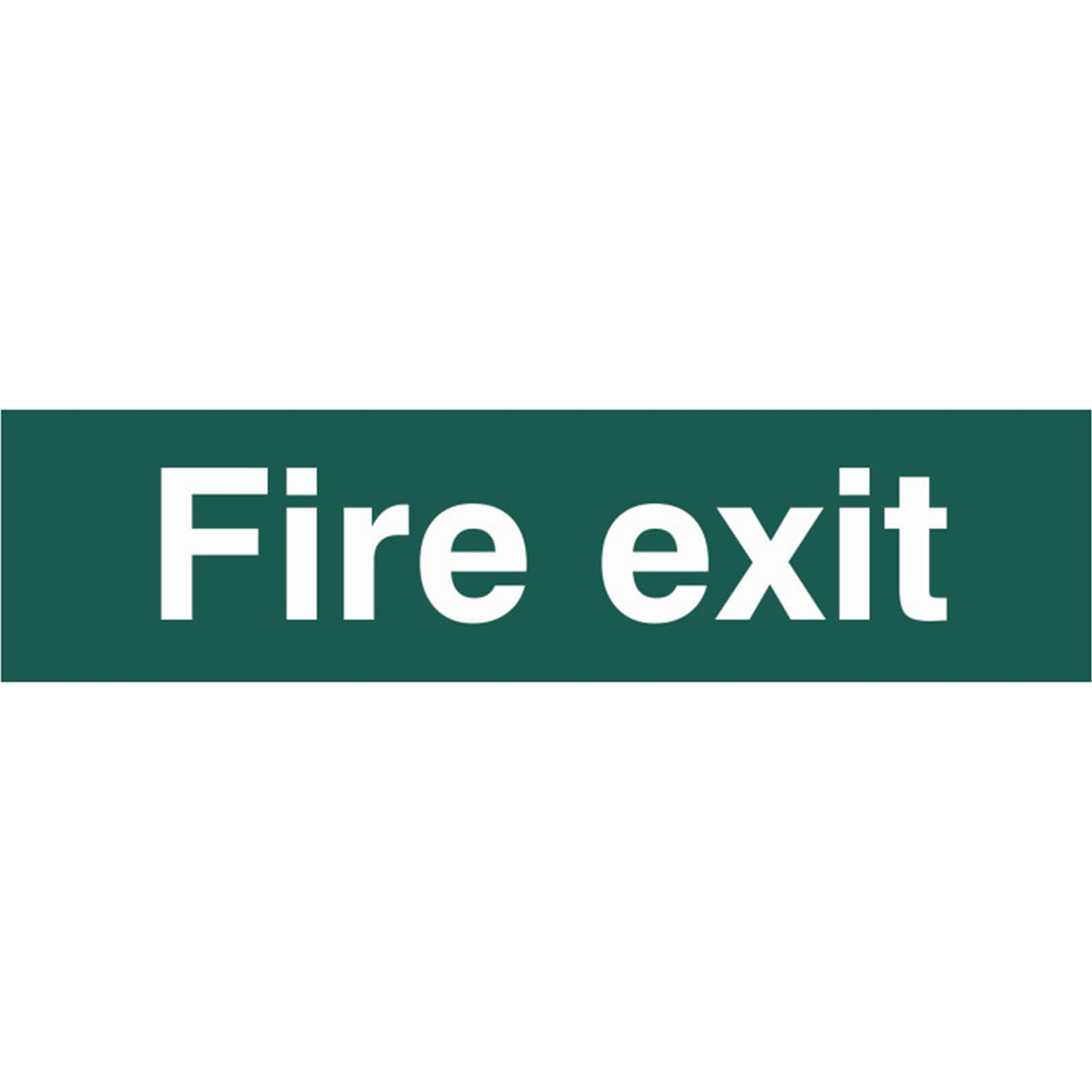 Scan 200 x 50mm PVC Sign - Fire Exit