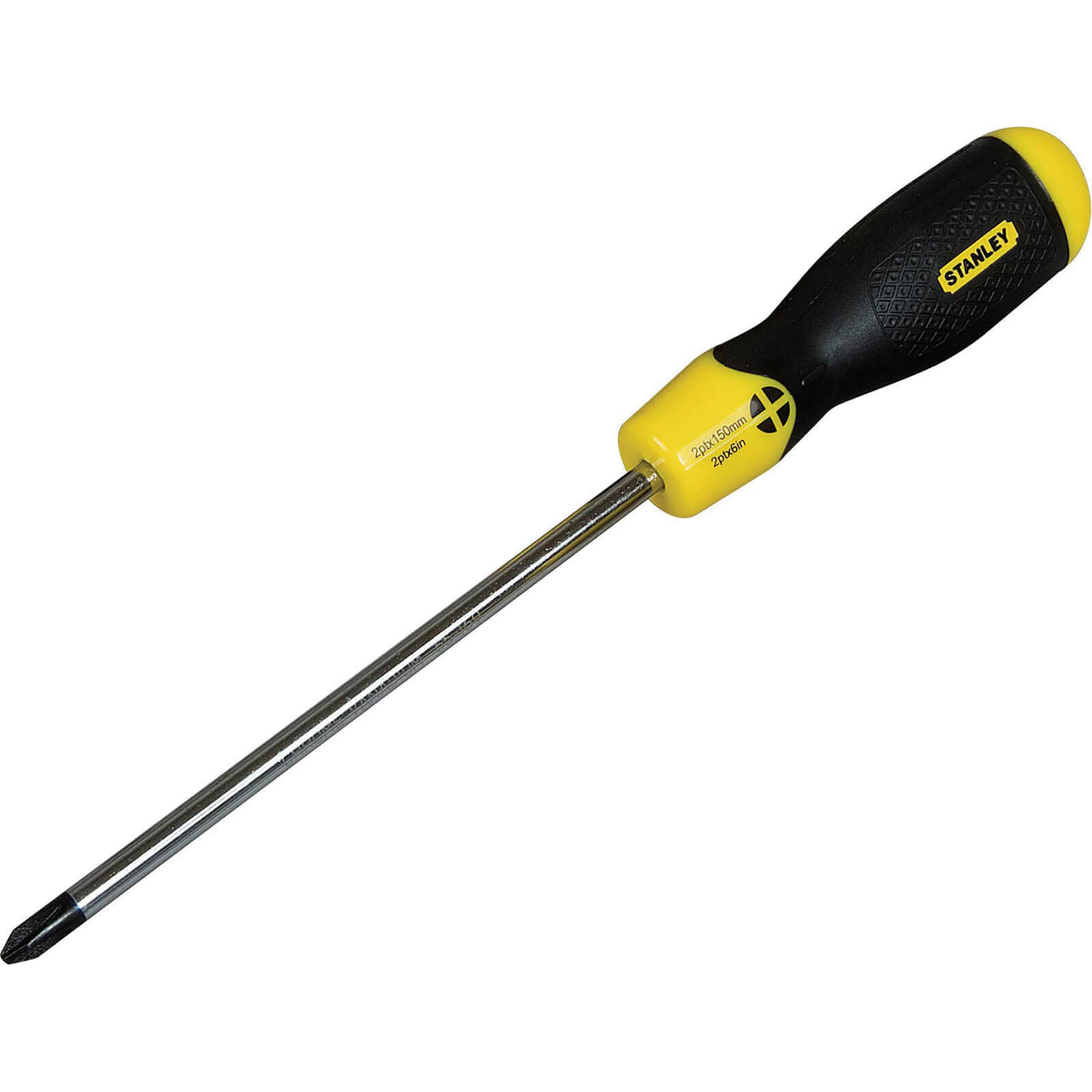 Stanley Cushion Grip Screwdriver Pozi Pz0 x 60mm