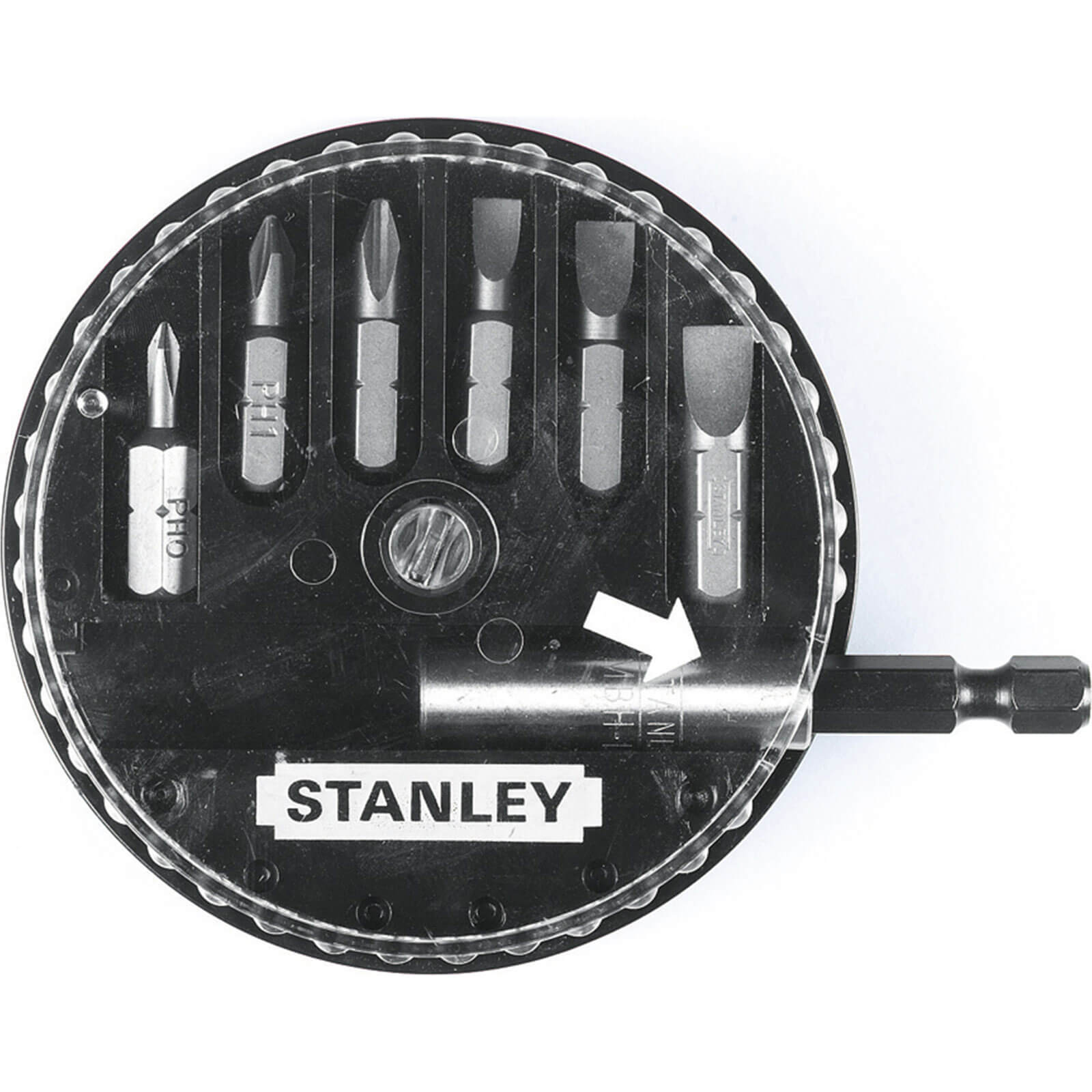 Stanley 7 Piece Mixed Phillips - Slotted Driver Bit Set 1 68 735