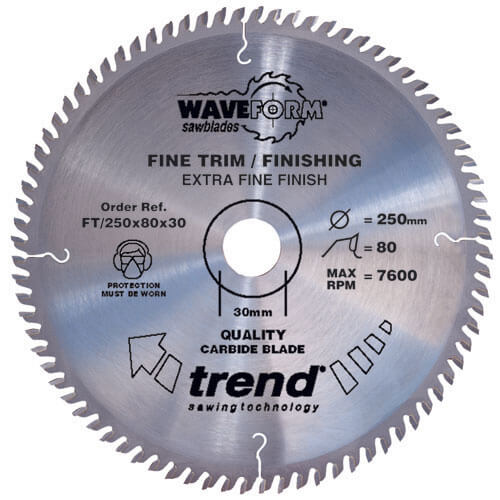 Trend Saw Blade Fine Trim 160mmx48Tx20mm (Saw Blades / Circular Saw Blade 160mm)