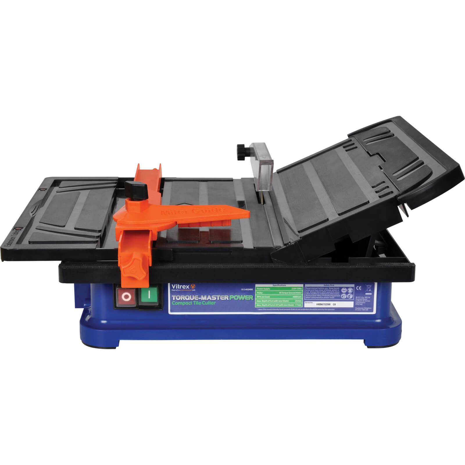 Vitrex Torque Master Power Tile Saw 110mm Wheel 450w 240v