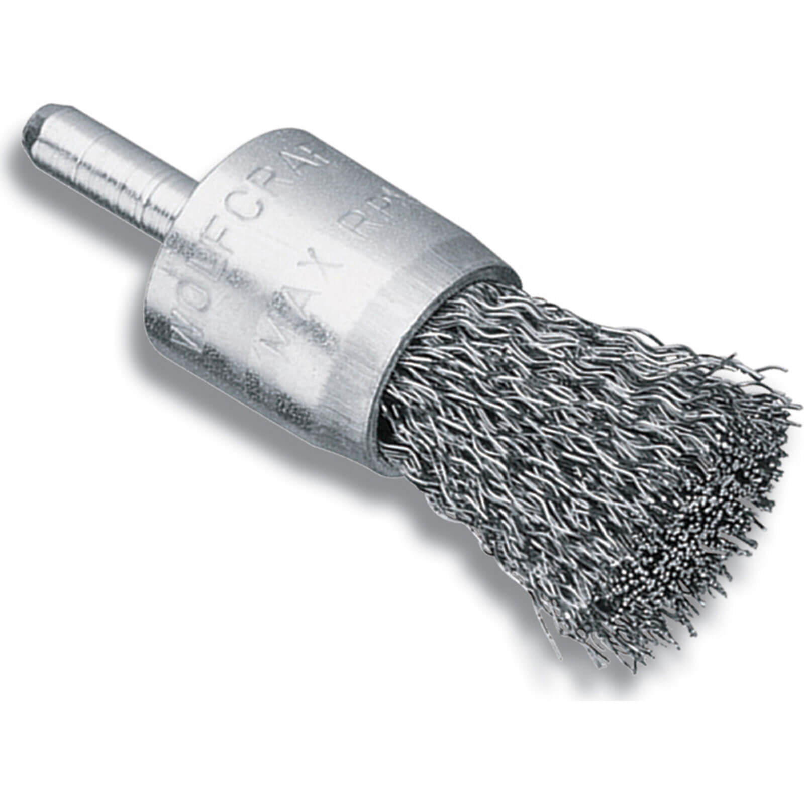 Wolfcraft 2126 Wire End Brush 25mm 6mm Shank