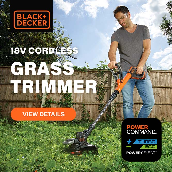 Black and Decker STC1820PC 18v Cordless Grass Trimmer 280mm Black and Decker STC1820PC 18v Cordless Grass Trimmer 280mm