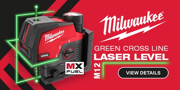 Milwaukee M12 CLLP 12v Cordless Green Cross Line Laser Level Milwaukee M12 CLLP 12v Cordless Green Cross Line Laser Level