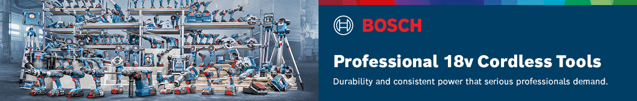 Bosch Professional 18v Cordless Power Tools Bosch Professional Pro 18v Cordless System Power Tools Range