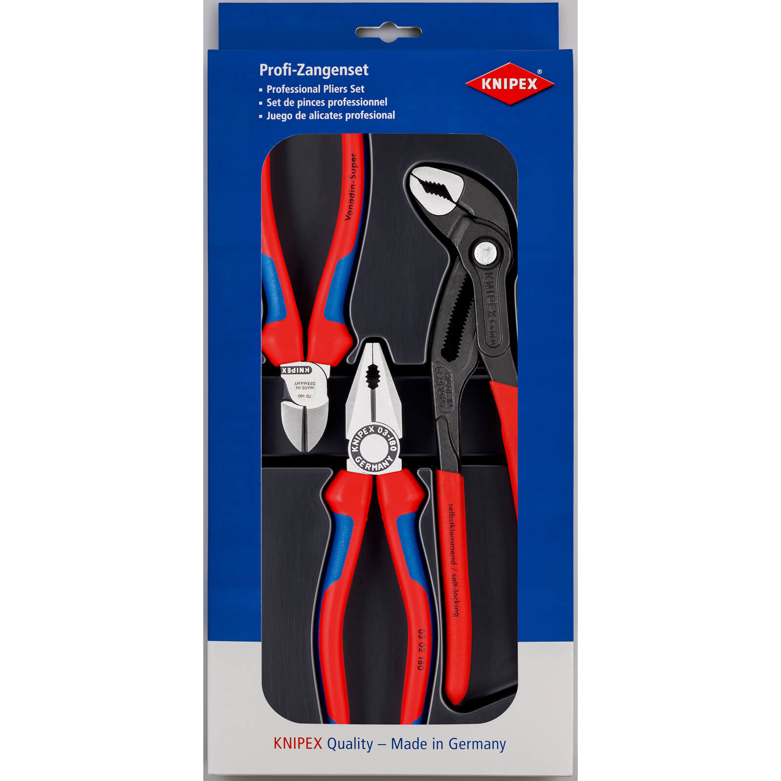 Photo of Knipex 3 Piece Professional Bestseller Pliers Set