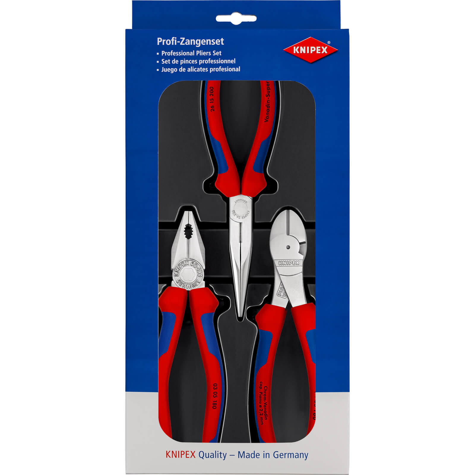 Photo of Knipex 3 Piece Professional Assembly Pliers Set