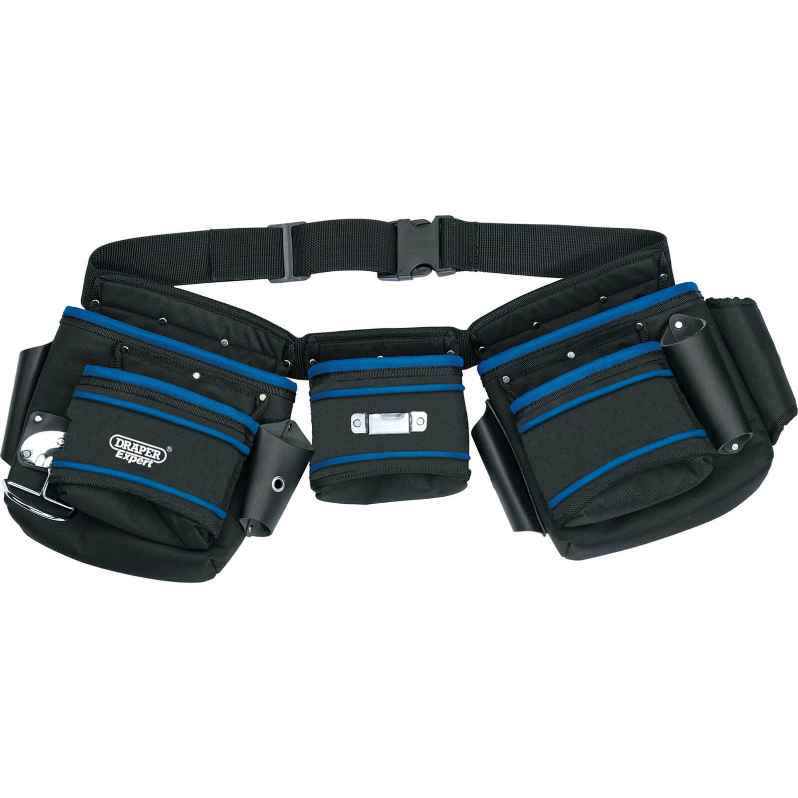 Photo of Draper Expert Heavy Duty Nylon Double Tool Pouch With Belt