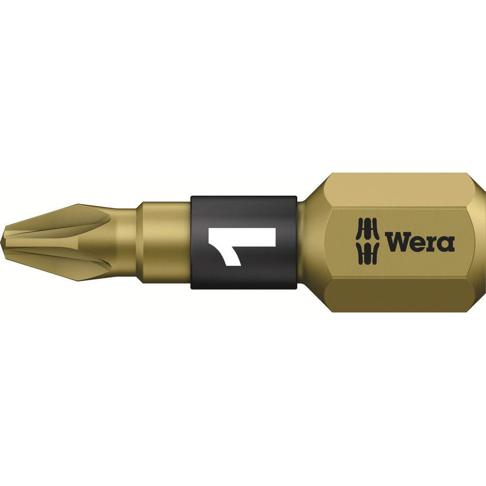 Photo of Wera Bitorsion Extra Hard Pozi Screwdriver Bits Pz1 25mm Pack Of 1