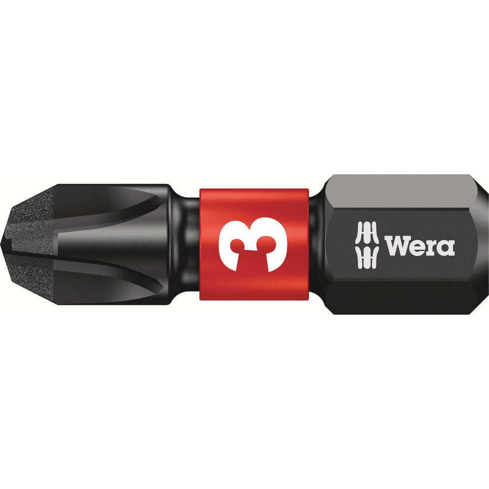 Photo of Wera Impaktor Phillips Screwdriver Bits Ph3 25mm Pack Of 10