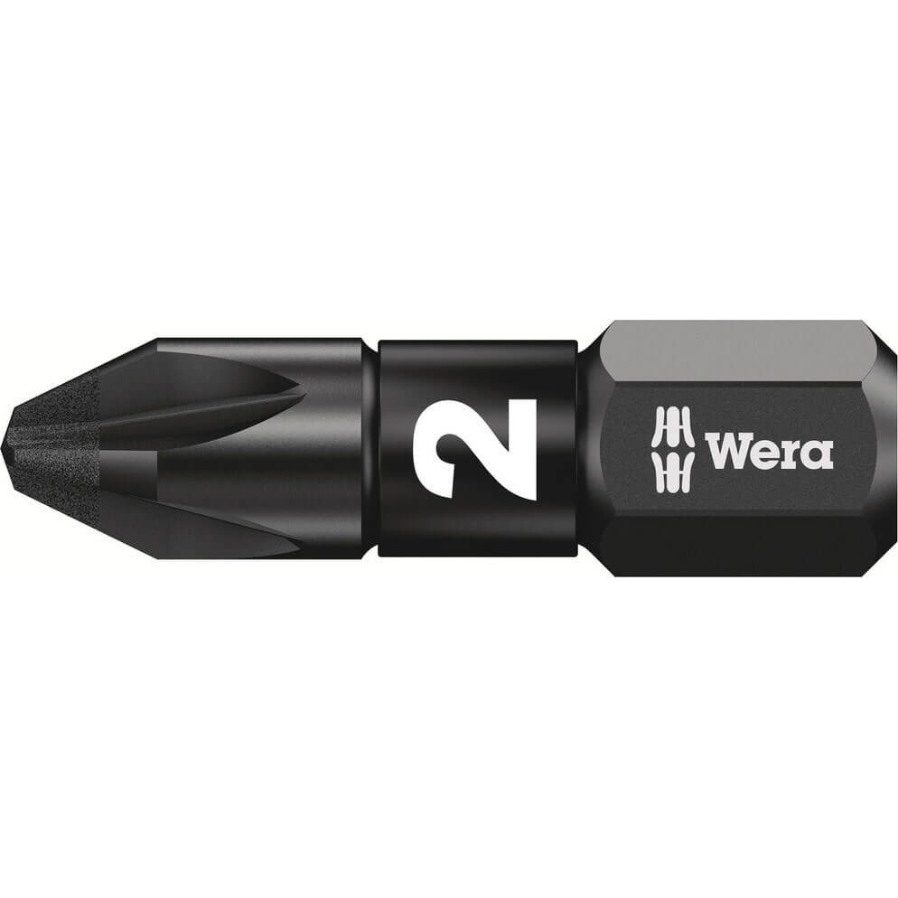 Photo of Wera Impaktor Pozi Screwdriver Bits Pz2 25mm Pack Of 10
