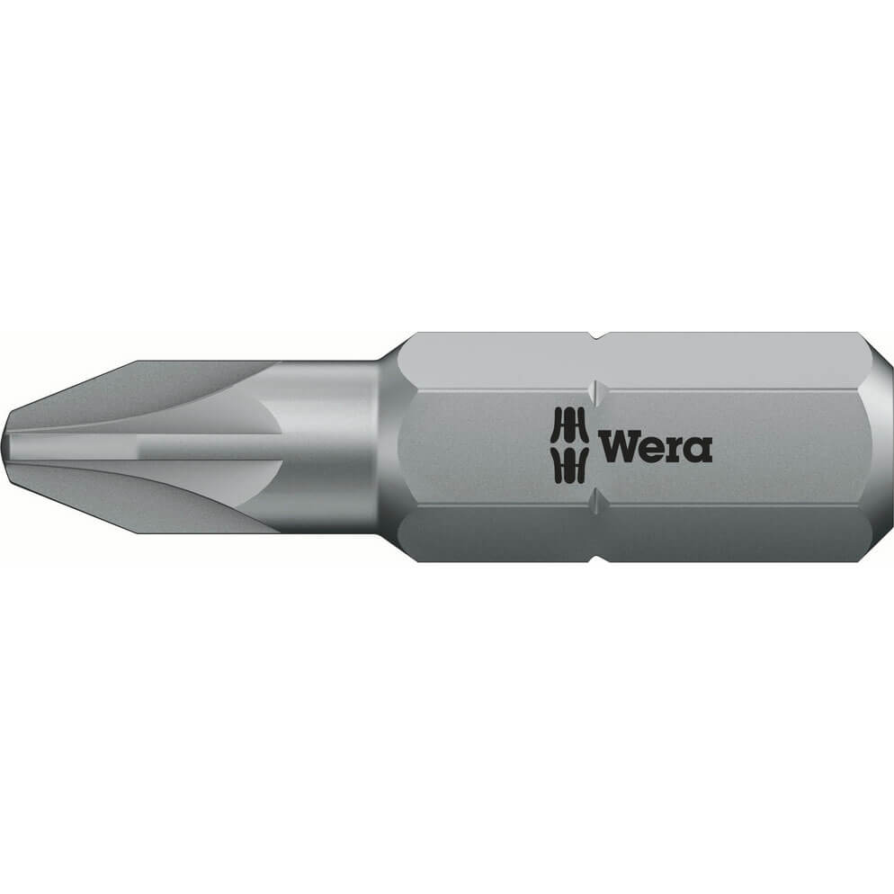 Photo of Wera 855/2z Extra Tough Pozi Screwdriver Bits Pz4 38mm Pack Of 1