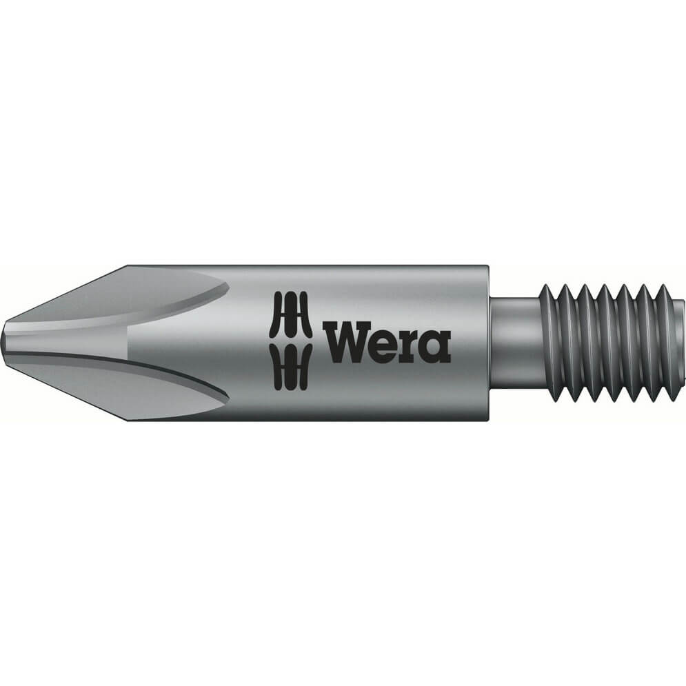 Photo of Wera 851/15 Extra Tough M6 Threaded Drive Phillips Screwdriver Bits Ph2 33mm Pack Of 1