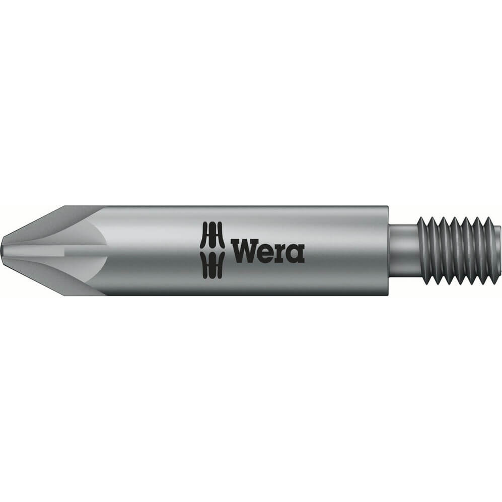 Photo of Wera 855/15 Extra Tough M6 Threaded Drive Pozi Screwdriver Bits Pz2 35mm Pack Of 1