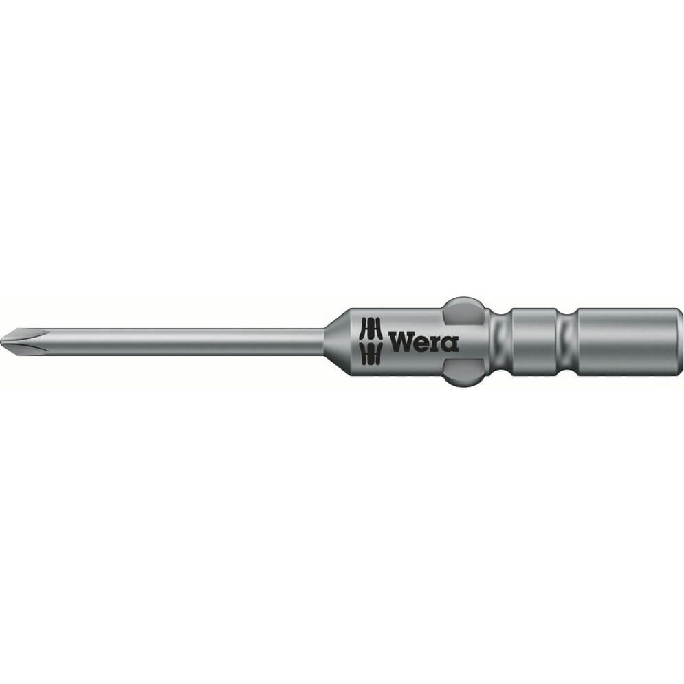 Photo of Wera 851/21 J 4mm Hios Direct Drive Phillips Screwdriver Bits Ph1 60mm Pack Of 1
